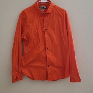 Men's Classic Solid Stretch Cotton 1Mx Dress Shirt